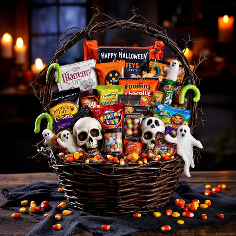 Halloween Custom Gift Basket or Box