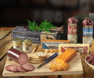 Meat, cheese, mustard & crackers (FREE NATIONWIDE SHIPPING OR LOCAL AREA DELIVERY!)