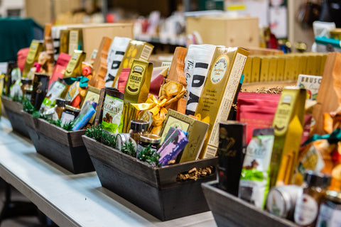 Hand-crafted gift baskets sure to "WOW!"