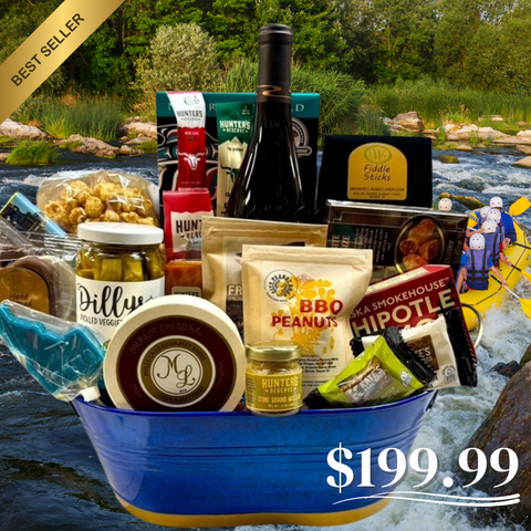 Our New Idaho Sampler celebrating Idaho's rivers and waterways! - IdahoGiftBaskets.net - CGB