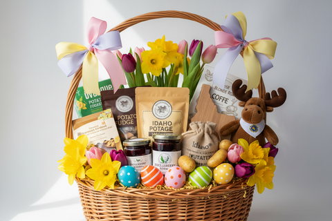 custom easter basket by Idaho Gift Baskets
