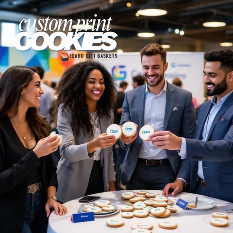 One Dozen Custom Print Cookies