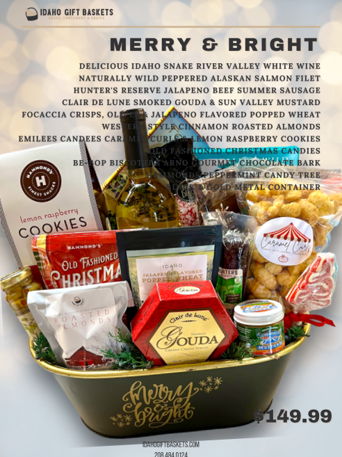 Office Treat Basket  Idaho Unlimited Gifts