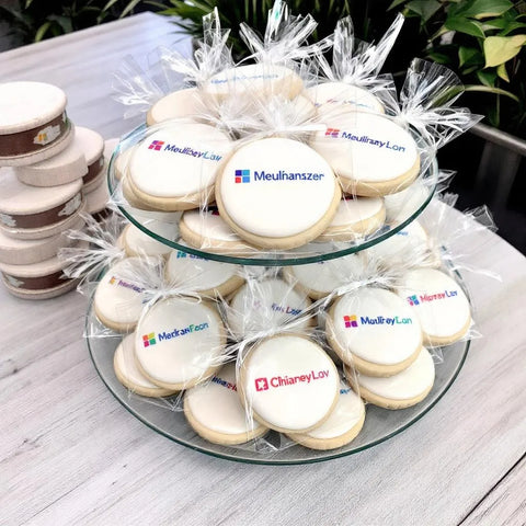 One Dozen Custom Print Cookies